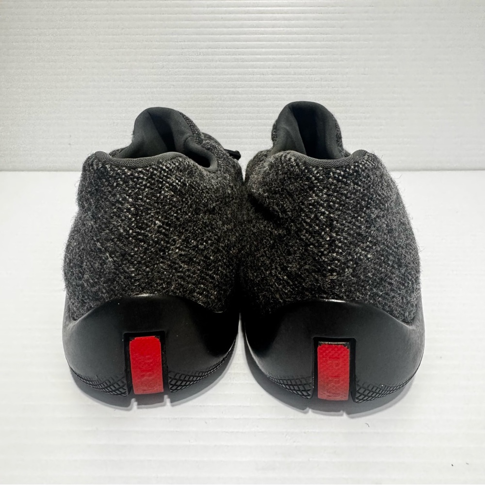Prada Gray Wool Loafers Casual Shoes Size 36 - Picture 10 of 16